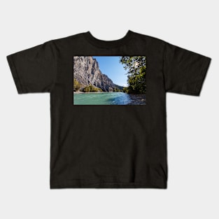 Canyon of the River Rhine Kids T-Shirt